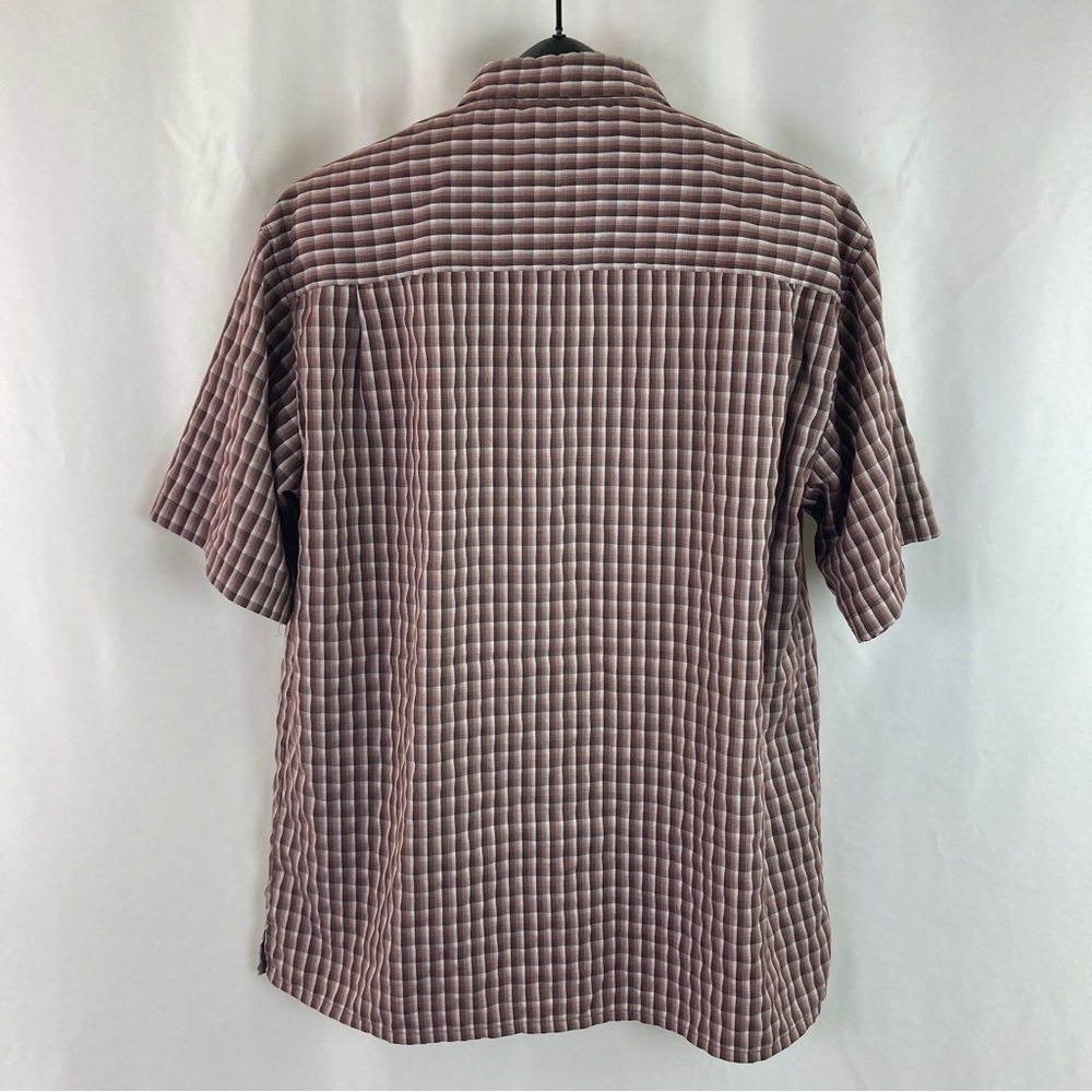 EIGHTY Eight Men's Plaid Button Down Short Sleeve Shirt Size L - Picture 6 of 8
